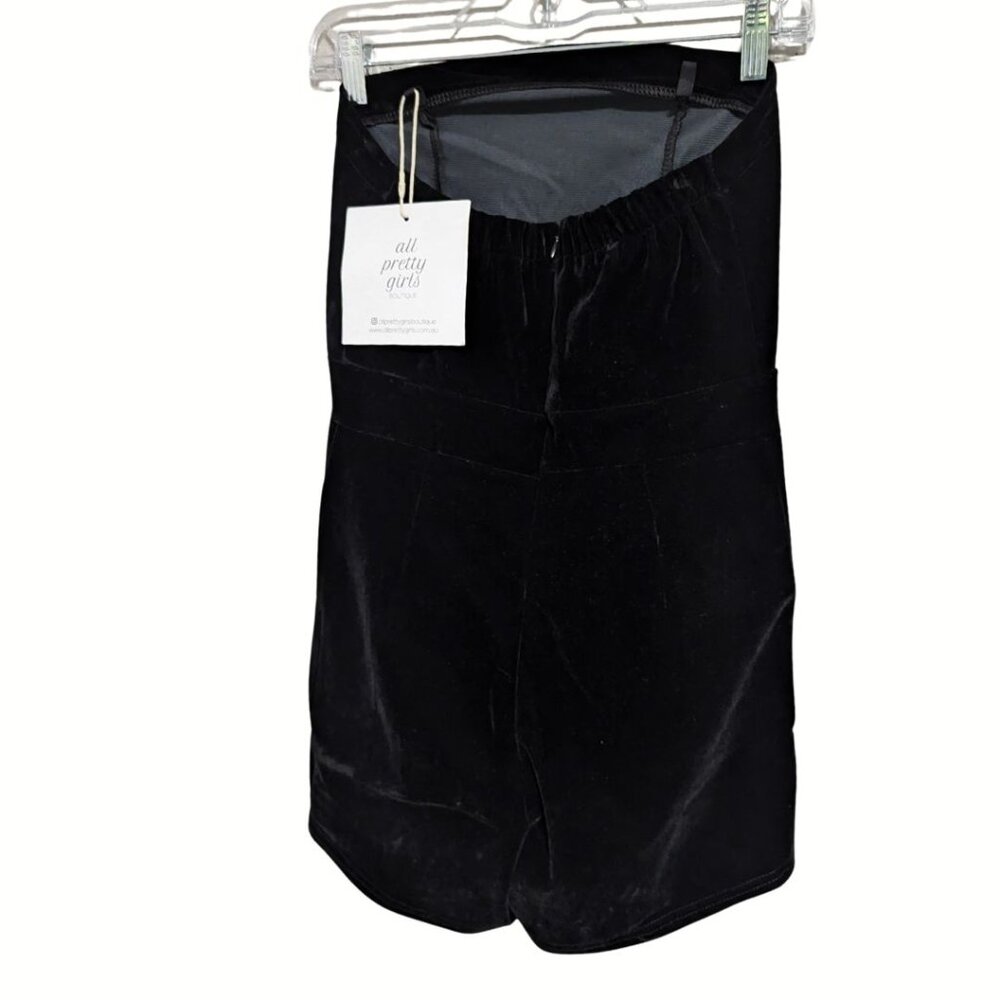 NWT Super Adorable Sailor Strapless Velvet Romper Size S/M - Picture 9 of 9
